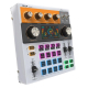 Console De Mixage Audio Pour Streaming Et Chant Bluetooth 24 Bits XLR Enregistrement TF Batterie 2900 mAh Blanche - www.yonis...