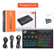 Mixeur Audio USB 4 Canaux Pour Podcast Et Streaming Avec XLR Alimentation Fantôme 48 V Et Bluetooth - www.yonis-shop.com