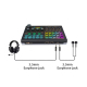 Mixeur Audio USB 4 Canaux Pour Podcast Et Streaming Avec XLR Alimentation Fantôme 48 V Et Bluetooth - www.yonis-shop.com