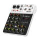 DEBRA V4 4-Channels Audio Mixer with Reverb Sound Card for Live Streaming(EU Plug)