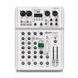 Table De Mixage Audio 4 Canaux Pour Enregistrement Live DSP 99 Réverbérations Bluetooth 5.0 Alimentation Fantôme 48 V