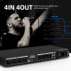 Suppresseur De Larsen DSP 4 Canaux Filtrage 24 Bandes Entrées Sorties XLR Contrôle PC - www.yonis-shop.com