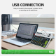 DEBRA V8 8-Channels Audio Mixer Live Recording Reverb(EU Plug)