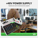 DEBRA V8 8-Channels Audio Mixer Live Recording Reverb(EU Plug)