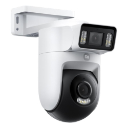 Caméra De Surveillance Extérieure Double Objectif 3K IP66 Wi Fi 6 Suivi IA Vision Nocturne Couleur