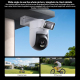 Caméra De Surveillance Extérieure Double Objectif 3K IP66 Wi Fi 6 Suivi IA Vision Nocturne Couleur - www.yonis-shop.com