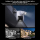 Caméra De Surveillance Extérieure Double Objectif 3K IP66 Wi Fi 6 Suivi IA Vision Nocturne Couleur - www.yonis-shop.com