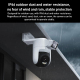 Caméra De Surveillance Extérieure Double Objectif 3K IP66 Wi Fi 6 Suivi IA Vision Nocturne Couleur - www.yonis-shop.com