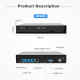 Kit De Vidéosurveillance PoE 3MP 4 Canaux Vision Nocturne Couleur Audio Bidirectionnel Détection Humaine IP66 - www.yonis-sho...