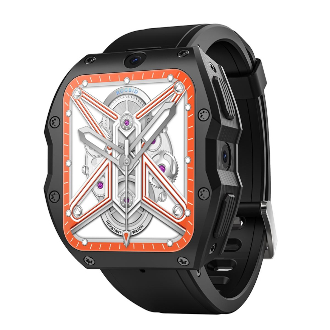 Montre Connectée Android 9.0 4G Avec Nano SIM Double Caméra GPS IP68 Écran 1,99 Pouces 2 Go 16 Go Noir - www.yonis-shop.com