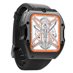 Montre Connectée Android 9 4G Double Caméra GPS IP68 4Go 128Go Écran 1,99 Pouces