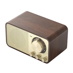 Enceinte Bluetooth Vintage Stéréo Sans Fil Puissante 5W Support TF AUX U Disk FM Autonomie 10h - www.yonis-shop.com