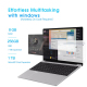 Ordinateur Portable 15,6 Pouces Full HD Intel N5095 8 Go RAM 256 Go SSD Windows 11 Déverrouillage Empreinte Digitale - www.yo...