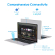 Ordinateur Portable 15,6 Pouces Full HD Intel N5095 8 Go RAM 256 Go SSD Windows 11 Déverrouillage Empreinte Digitale - www.yo...