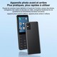 Téléphone À Touches Android 13 4G Double SIM Écran IPS 2,8 Pouces 3 Go 32 Go GPS WiFi Double Bande - www.yonis-shop.com
