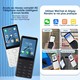 Téléphone À Touches Android 13 4G Double SIM Écran IPS 2,8 Pouces 3 Go 32 Go GPS WiFi Double Bande - www.yonis-shop.com