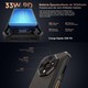 Smartphone Durci 5G IP68 IP69K Vision Nocturne Batterie 10360mAh 8Go 256Go Android 15 - www.yonis-shop.com