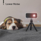 Mini Vidéoprojecteur Portable LED 16 À 100 Pouces Haut Parleur Intégré Prise Casque USB Blanc - www.yonis-shop.com