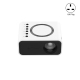 Mini Vidéoprojecteur Portable LED 16 À 100 Pouces Haut Parleur Intégré Prise Casque USB Blanc - www.yonis-shop.com