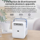 Vidéoprojecteur Portable Android Pour Home Cinéma HD 720P WiFi 6 Bluetooth 5 Écran 40 À 130 Pouces - www.yonis-shop.com
