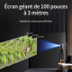 Vidéoprojecteur Portable Android Pour Home Cinéma HD 720P WiFi 6 Bluetooth 5 Écran 40 À 130 Pouces - www.yonis-shop.com