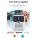 Vidéoprojecteur Portable Android Pour Home Cinéma HD 720P WiFi 6 Bluetooth 5 Écran 40 À 130 Pouces - www.yonis-shop.com
