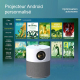 Vidéoprojecteur LED Full HD 1080P WiFi Android Projection Latérale HDMI USB TF Prise EU - www.yonis-shop.com