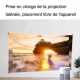 Vidéoprojecteur LED Full HD 1080P WiFi Android Projection Latérale HDMI USB TF Prise EU - www.yonis-shop.com