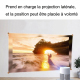 Vidéoprojecteur LED Full HD 1080P WiFi Android Projection Latérale HDMI USB TF Prise EU - www.yonis-shop.com
