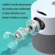 Vidéoprojecteur LED Full HD 1080P WiFi Android Projection Latérale HDMI USB TF Prise EU - www.yonis-shop.com
