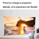 Vidéoprojecteur LED Full HD 1080P WiFi Android Projection Latérale HDMI USB TF Prise EU - www.yonis-shop.com