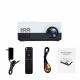 Mini Projecteur LED Portable 1080P Supporté Avec Haut Parleur TF USB AV Pour Maison Et Camping - www.yonis-shop.com