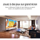 Mini Vidéoprojecteur LED Compact Pour Maison Compatible 1080P HDMI USB TF Avec Support Trépied - www.yonis-shop.com