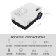 Mini Vidéoprojecteur LED Compact Pour Maison Compatible 1080P HDMI USB TF Avec Support Trépied - www.yonis-shop.com