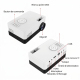 Mini Vidéoprojecteur LED Compact Pour Maison Compatible 1080P HDMI USB TF Avec Support Trépied - www.yonis-shop.com