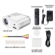 Vidéoprojecteur Portable Android 720P WiFi Double Bande Bluetooth 5.0 Projection 20 À 200 Pouces - www.yonis-shop.com