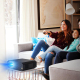 Vidéoprojecteur Full HD 1080p Pour Home Cinéma Android 9.0 1800 ANSI Autofocus Et Screen Mirroring USB C - www.yonis-shop.com