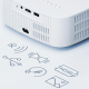 Vidéoprojecteur Smart Android 9.0 720P 150 ANSI Avec AirPlay Miracast Et Haut Parleur 5 W - www.yonis-shop.com