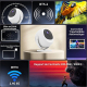 Vidéoprojecteur Android 11 WiFi Double Bande 5G Bluetooth 5.4 Mise Au Point Et Keystone Automatiques - www.yonis-shop.com