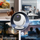 Vidéoprojecteur Android 11 WiFi Double Bande 5G Bluetooth 5.4 Mise Au Point Et Keystone Automatiques - www.yonis-shop.com
