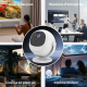 Vidéoprojecteur Android 11 WiFi Double Bande 5G Bluetooth 5.4 Mise Au Point Et Keystone Automatiques - www.yonis-shop.com
