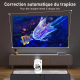 Vidéoprojecteur Mini Portable 720P WiFi 6 Bluetooth Avec Support Orientable 270° Et Correction Automatique - www.yonis-shop.com