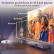 Vidéoprojecteur Smart 720P Bluetooth 5.1 100 ANSI Projection 40 À 120 Pouces - www.yonis-shop.com