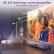 Vidéoprojecteur Intelligent Android 11 720P WiFi Double Bande Bluetooth 5.1 100 ANSI Lumens - www.yonis-shop.com