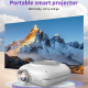 Vidéoprojecteur Intelligent Android 11 720P WiFi Double Bande Bluetooth 5.1 100 ANSI Lumens - www.yonis-shop.com