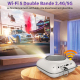Vidéoprojecteur Intelligent Android 11 720P WiFi Double Bande Bluetooth 5.1 100 ANSI Lumens - www.yonis-shop.com
