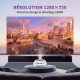 Vidéoprojecteur Intelligent Android 11 720P WiFi Double Bande Bluetooth 5.1 100 ANSI Lumens - www.yonis-shop.com