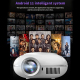 Vidéoprojecteur Intelligent Android 11 720P WiFi Double Bande Bluetooth 5.1 100 ANSI Lumens - www.yonis-shop.com