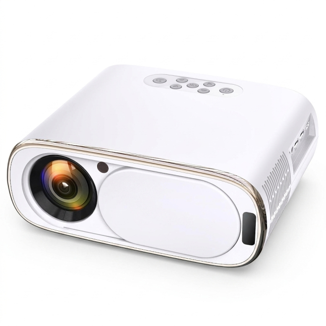 Vidéoprojecteur Smart Android Full HD 1080P 450 ANSI WiFi 6 Bluetooth Autofocus Correction Automatique
