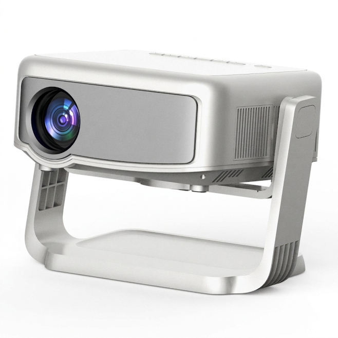 Vidéoprojecteur Intelligent Android 9 720P WiFi 6 Bluetooth 5 Avec Cardan Et Mise Au Point Électrique - www.yonis-shop.com